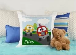 CreaDesign Dekokissen Kinder 40 X 40 Cm Auto Cartoon Mit Name Personalisiert 11 CreaDesign Dekokissen Kinder 40 X 40 Cm Auto Cartoon Mit Name Personalisiert -Spielzeugladen 30545479 04