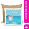 CreaDesign Dekokissen Kinder 40 X 40 Cm Hai Mit Name Personalisiert