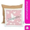 CreaDesign Dekokissen Kinder 40 X 40 Cm Schmetterling Altrosa Mit Name Personalisiert -Spielzeugladen 30545765 01