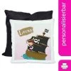 CreaDesign Dekokissen Kinder 40 X 40 Cm Piratin Mit Name Personalisiert -Spielzeugladen 30545816 01