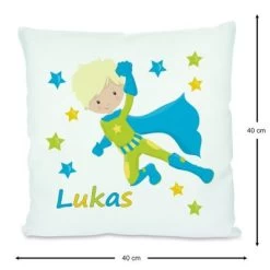 CreaDesign Dekokissen Kinder 40 X 40 Cm Superheld Mit Name Personalisiert 10 CreaDesign Dekokissen Kinder 40 X 40 Cm Superheld Mit Name Personalisiert -Spielzeugladen 30545839 03