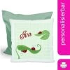 CreaDesign Dekokissen Kinder 40 X 40 Cm Marienkäfer Mit Name Personalisiert