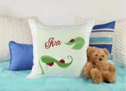 CreaDesign Dekokissen Kinder 40 X 40 Cm Marienkäfer Mit Name Personalisiert -Spielzeugladen 30545902 04