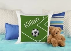 CreaDesign Dekokissen Kinder 40 X 40 Cm Fußball Mit Name Personalisiert -Spielzeugladen 30545908 04