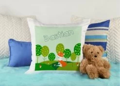 CreaDesign Dekokissen Kinder 40 X 40 Cm Fuchs Mit Name Personalisiert -Spielzeugladen 30552842 04