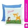 CreaDesign Dekokissen Kinder 40 X 40 Cm Reh Mit Name Personalisiert