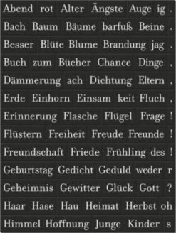 Moses. Verlag Magnetset Magnetische Poesie Alltagspoesie & Wortzauber, 500-tlg. -Spielzeugladen 30613269 04