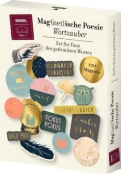 Moses. Verlag Magnetset Magnetische Poesie Wortzauber, 101-tlg.