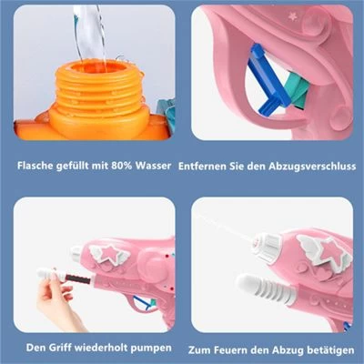 Brightake Sommerstrand-Wasserspielzeugpistole Für Kinder Ausziehbare Wasserpistole Für Kinder Mit Großem Fassungsvermögen 7 Brightake Sommerstrand-Wasserspielzeugpistole Für Kinder Ausziehbare Wasserpistole Für Kinder Mit Großem Fassungsvermögen – Bild 5