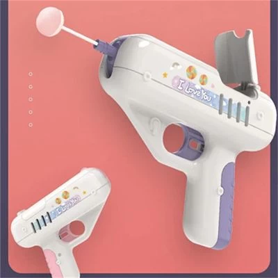 Enbaoxin Elektrische Spielzeugpistole Mit Ton Und Licht Kinderspielzeug Candy Gun Elektrische Handpistole Für Lutscher-Spielzeugpistole 6 Enbaoxin Elektrische Spielzeugpistole Mit Ton Und Licht Kinderspielzeug Candy Gun Elektrische Handpistole Für Lutscher-Spielzeugpistole – Bild 4