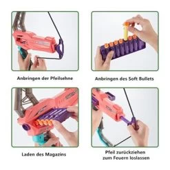 Syntek Sport- Und Freizeitbogen- Und Pfeilspielzeugpistole Für Kinder Interaktives Eltern-Kind-Spielspielzeug Im Freien, Bogenschießen -Spielzeugladen 30790719 04