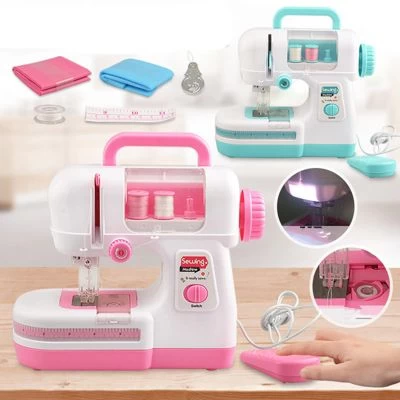 Syntek Elektrische Nähmaschine Kinderkleingeräte Spielzeug Kinderspielhaus Elektrische Nähmaschine Spielzeugset 4 Syntek Elektrische Nähmaschine Kinderkleingeräte Spielzeug Kinderspielhaus Elektrische Nähmaschine Spielzeugset – Bild 2