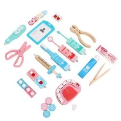 Enbaoxin Holzsimulation Arzt Spielzeugset Kinderkrankenschwester-Stoff-Arzt-Spielzeug 11 Enbaoxin Holzsimulation Arzt Spielzeugset Kinderkrankenschwester-Stoff-Arzt-Spielzeug -Spielzeugladen 30925816 04