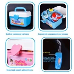 Vicabo Arztkoffer Zahnarzt Rollenspiel Spielzeug Set Arztkoffer Für Kinder -Spielzeugladen 30971405 03