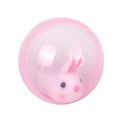 Syntek Elektrische Simulation Hase Rollende Kugel Spielzeug Plüschhase Elektrisches Spielzeug