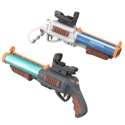 Syntek Zweischüssige Schrotflinte Für Kinder Kinder-Mörser-Soundeffekt, Doppelschwamm, Doppellauf-Spielzeugpistole -Spielzeugladen 31240904 03