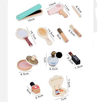 SHAOKE Kosmetik-Toilettenset Für Kinder Kinder-Prinzessin-Spielhaus-Ankleide-Spielzeugset Kinder-Make-up 6 SHAOKE Kosmetik-Toilettenset Für Kinder Kinder-Prinzessin-Spielhaus-Ankleide-Spielzeugset Kinder-Make-up – Bild 4