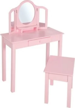 Roba Schminktisch Mit Hocker, Rosa Lackiert 9 Roba Schminktisch Mit Hocker, Rosa Lackiert -Spielzeugladen 7430463 02