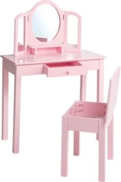 Roba Schminktisch Mit Hocker, Rosa Lackiert 10 Roba Schminktisch Mit Hocker, Rosa Lackiert -Spielzeugladen 7430463 03