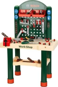 Klein BOSCH Work-Shop Werkbank, 82-tlg. -Spielzeugladen 8309030 02