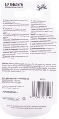 Embb EMPEAK MARKWINS BEAUTY BRANDS LiP SMACKER Coca Cola Lippenpflegestift - Sprite Geschmack, 4g 5 Embb EMPEAK MARKWINS BEAUTY BRANDS LiP SMACKER Coca Cola Lippenpflegestift - Sprite Geschmack, 4g – Bild 3