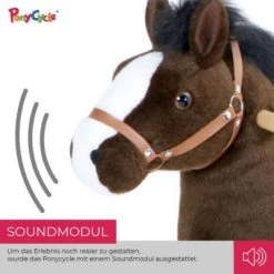 PonyCycle Kinder Reittiere Mister Ed Pferd Braun Medium Mit Sound - 3 Jahre Garantie -Spielzeugladen 16707248 06