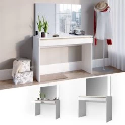 Vicco Schminktisch Emma Frisiertisch Frisierkommode Kommode Weiß Sonoma -Spielzeugladen 19334798 03